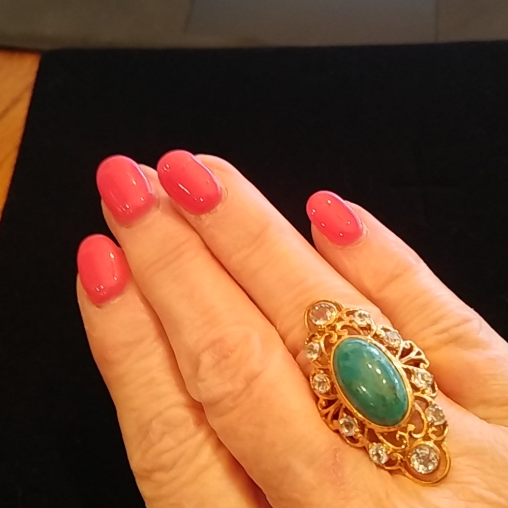 Never worn Turquoise ring